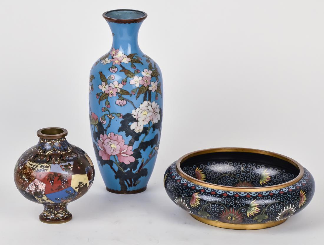 Three Pieces of Early Cloisonne (1 of 11)