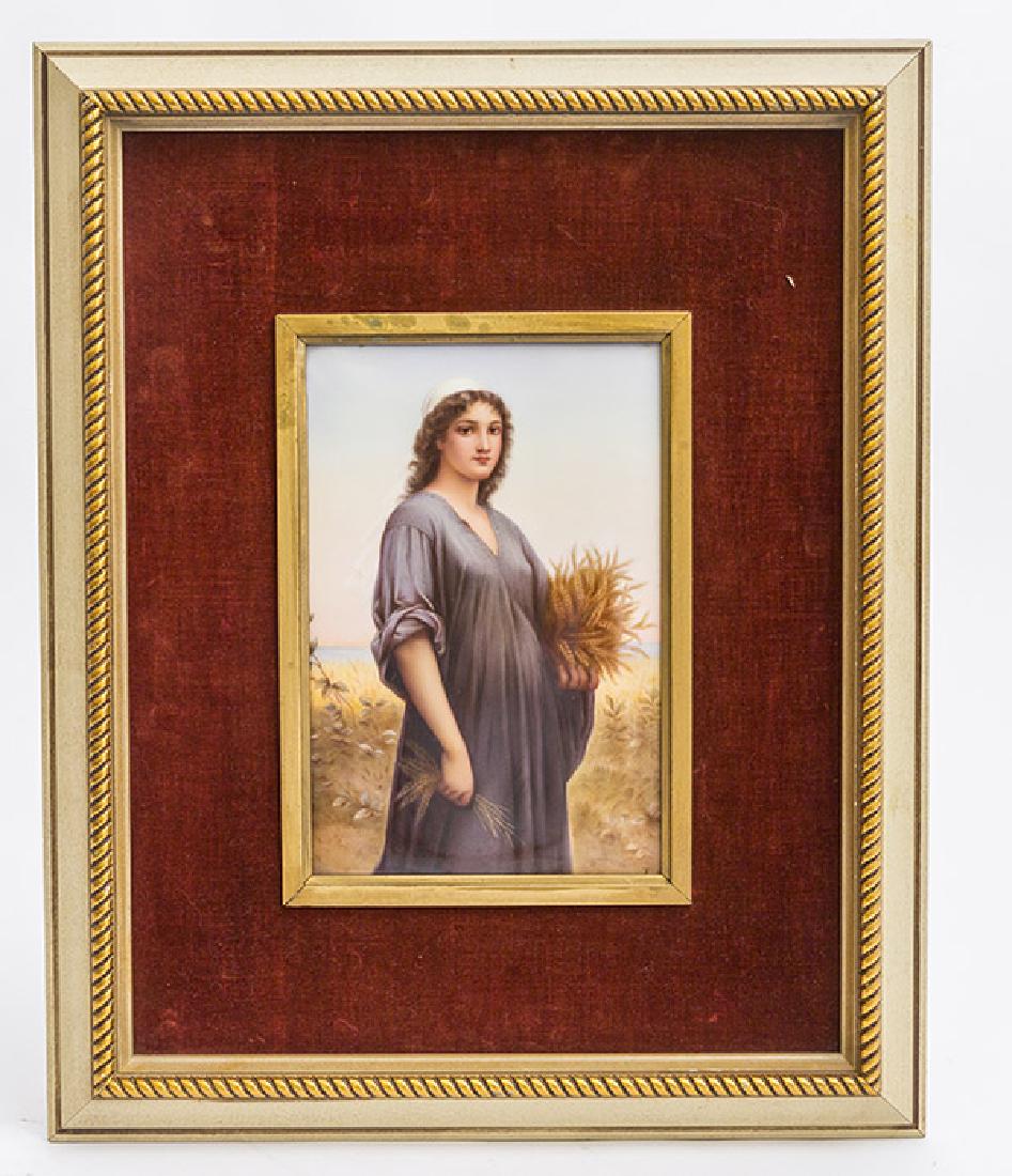 KPM Porcelain Plaque of Ruth (1 of 8)