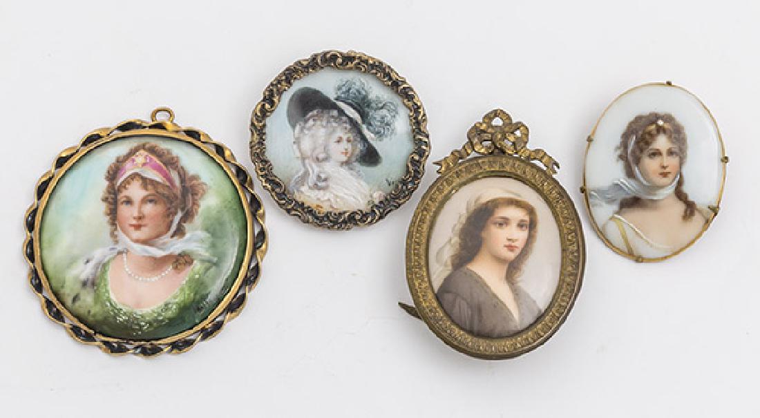 Three Miniatures on Porcelain Plus (1 of 9)