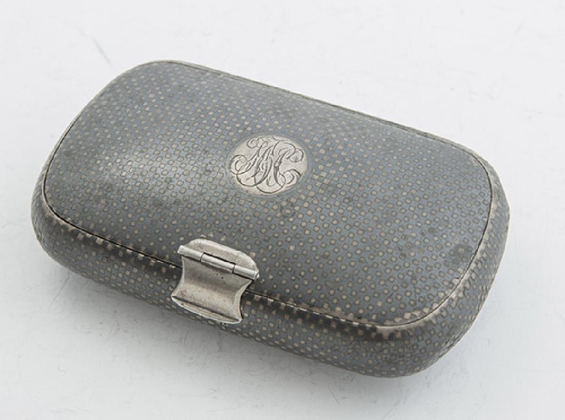 Niello Silver Snuff Box (1 of 6)