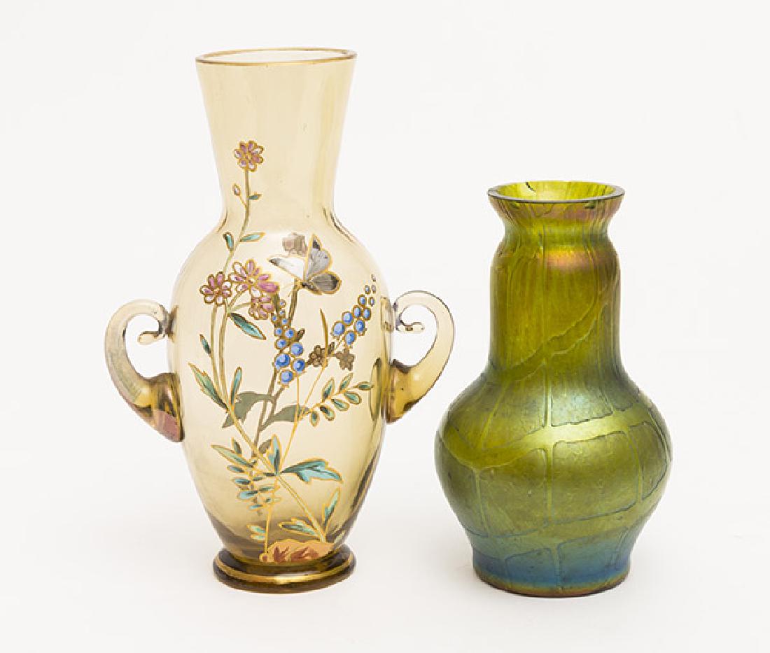 Moser & Loetz Art Glass Vases (1 of 3)