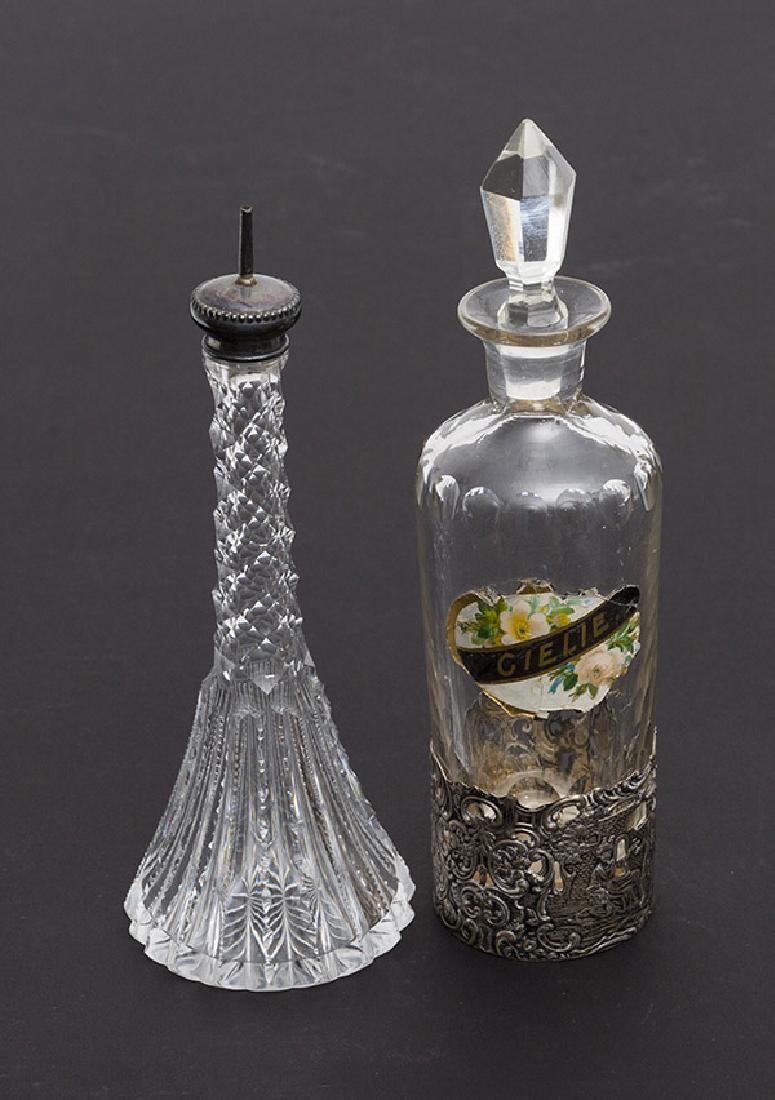 Cut Glass Barber & Apothecary Bottles (1 of 6)
