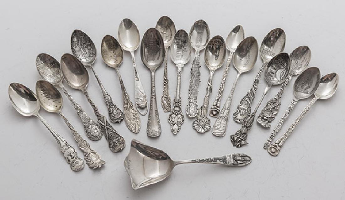 20 Sterling Silver Demitasse Souvenir Spoons (1 of 6)