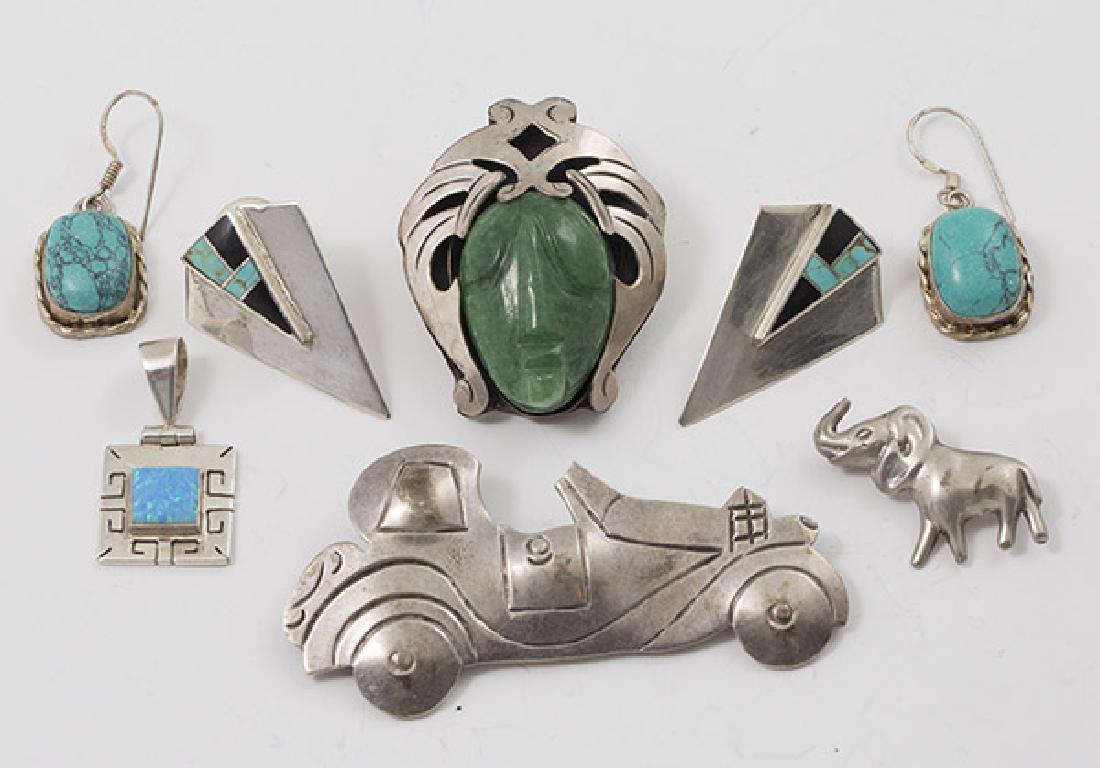 Six Pieces Sterling Jewelry (1 of 10)