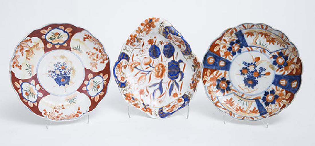 Three Pieces Japanese Imari Porcelain (1 of 7)
