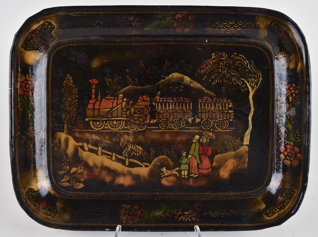 Tole Decorated Tray (1 of 5)