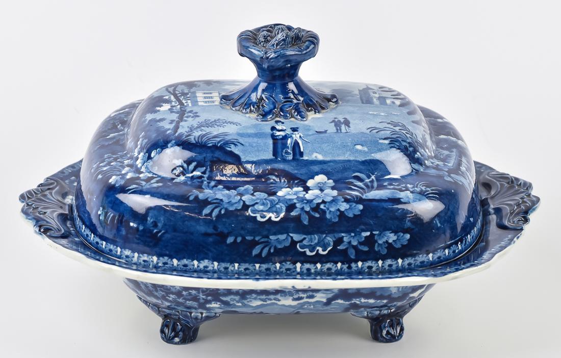 Historical Staffordshire Covered Vegetable (1 of 10)