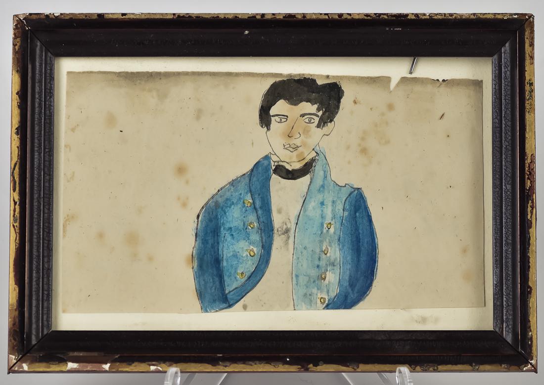 Miniature Folk Art Portrait (1 of 4)