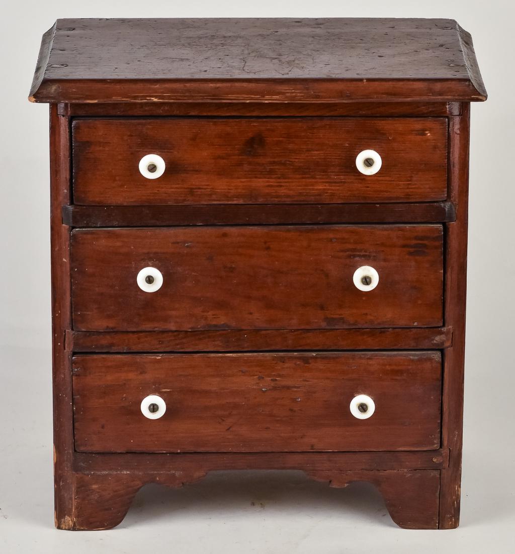 American Miniature Hepplewhite Chest (1 of 9)