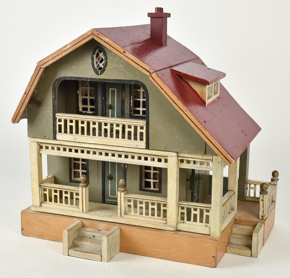 Circa 1910 Wooden Doll House (1 of 10)