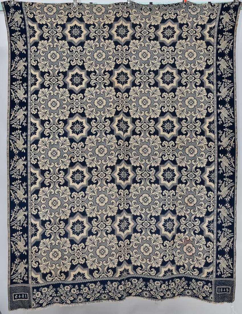 1845 Jacquard Coverlet (1 of 6)