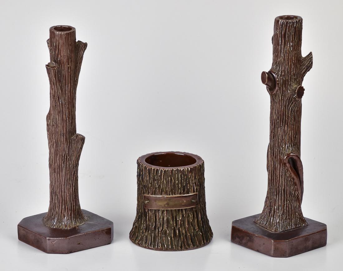 Three Pieces Signed Ohio Sewer Tile (1 of 13)