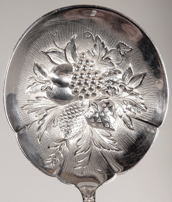 "REPOUSSE" STERLING SILVER FLATWARE SET BY S. KIRK - 4