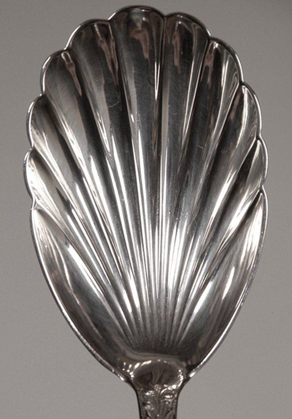 "REPOUSSE" STERLING SILVER FLATWARE SET BY S. KIRK - 6