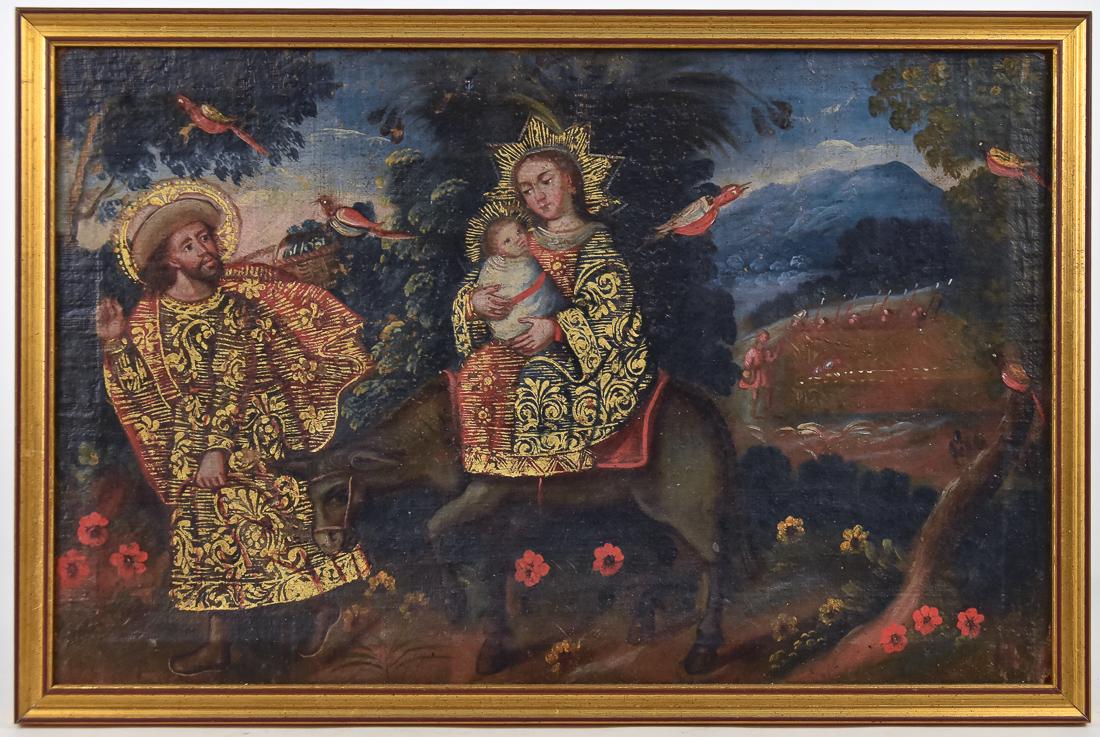 Oil on Canvas Flight to Egypt (1 of 5)