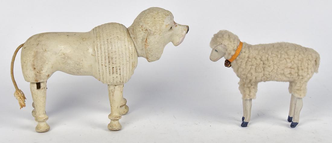 Schoenhut Poodle & Creshe Lamb (1 of 9)