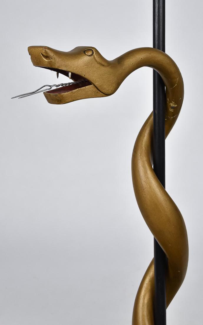 Folk Art Odd Fellows Lodge Snake Staff (1 of 8)