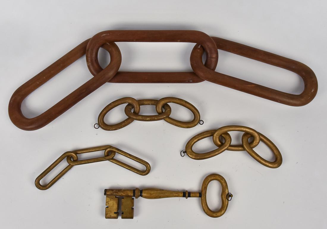 Odd Fellows Folk Art Carved Chains Plus (1 of 3)