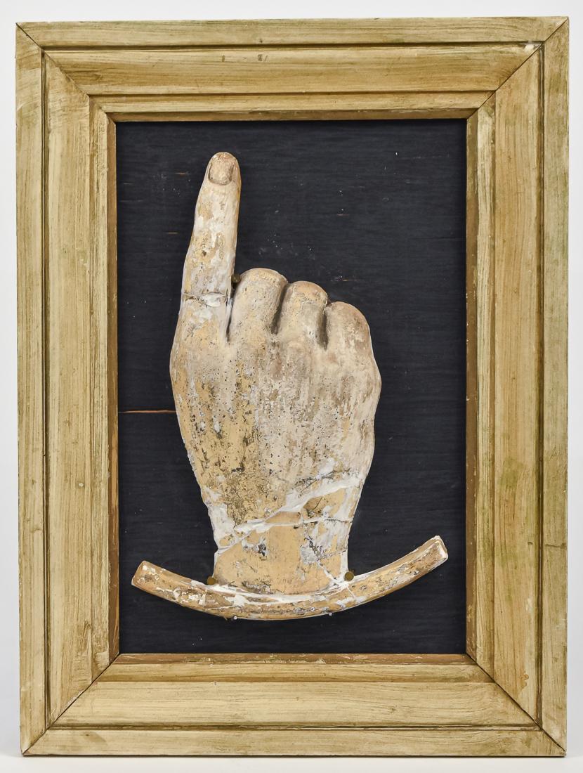 Odd Fellows Relief Pointing Hand (1 of 4)