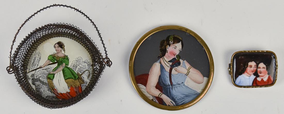 Three Miniature Paintings (1 of 8)