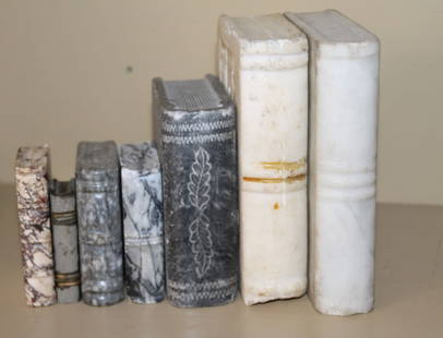 7 Stone and Marble Books: Various sizes