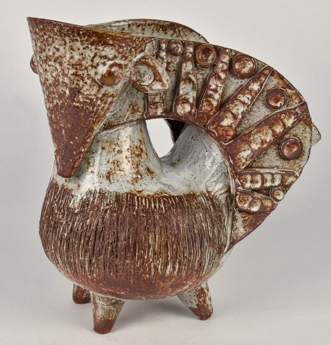 Mid Century Modern Ceramic Vessel by Jacques Pouchain (1 of 6)