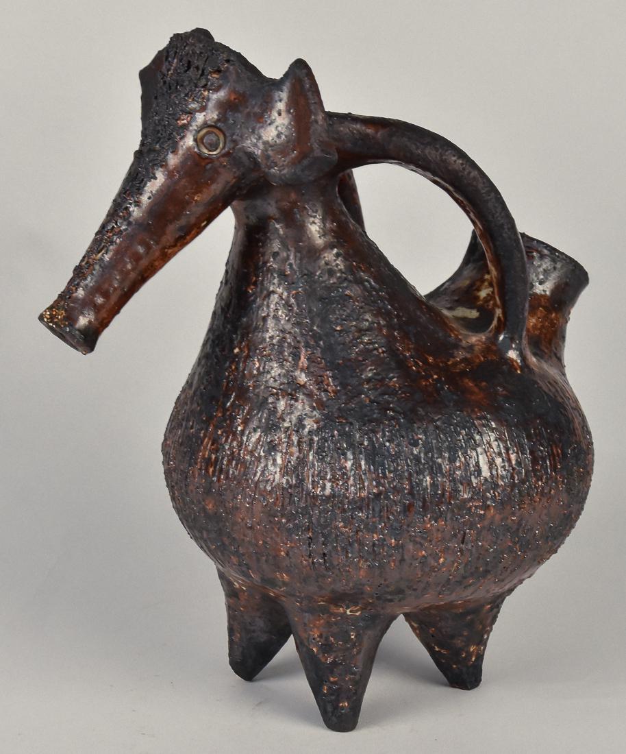 Mid Century Modern Ceramic Vessel by Jacques Pouchain (1 of 4)