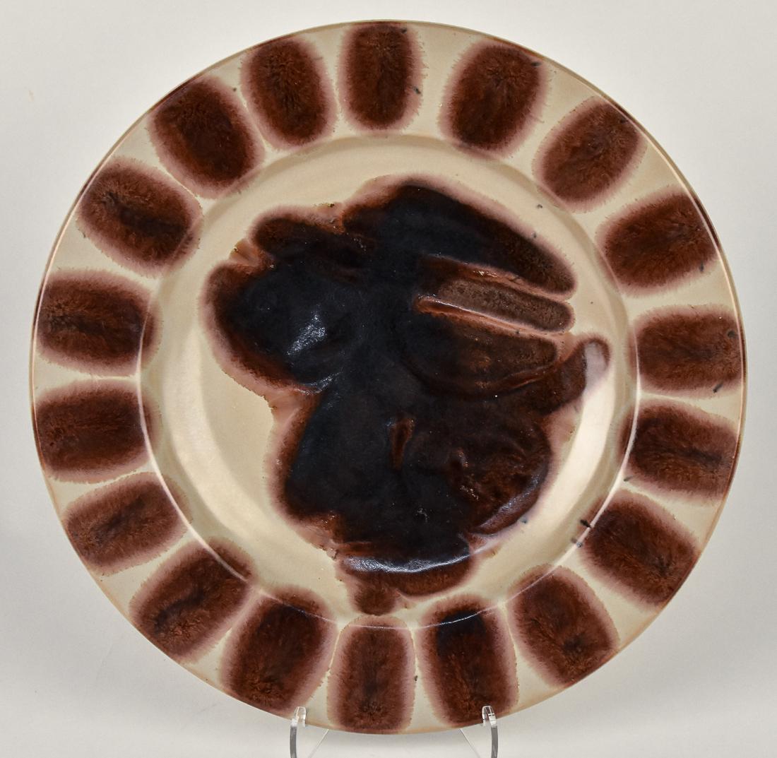 Mid Century Ceramic Plaque by Jacques Pouchain (1 of 4)