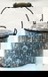 6: Blue & White Graniteware Pail w/Lid & Bail Handle - 2
