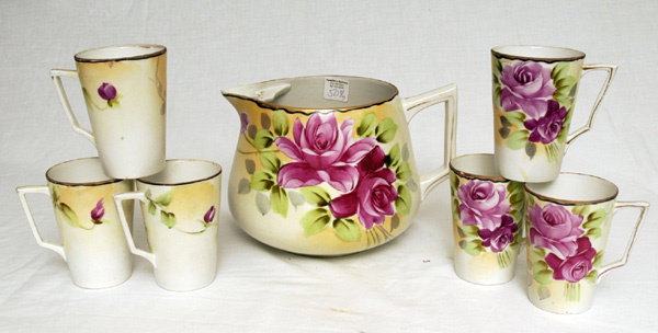 Nippon Lemonade Set w/ Floral Decoration