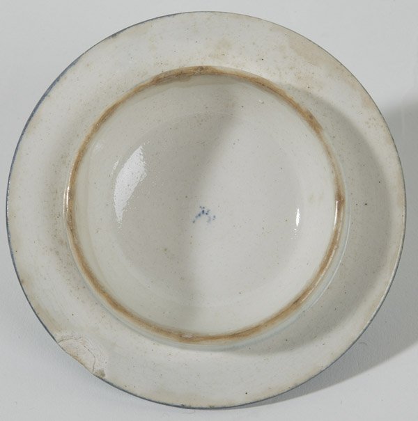 EARLY DECORATED SOFT PASTE SUGAR BOWL - 3