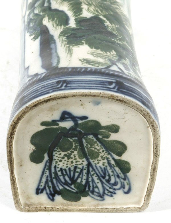 CHINESE EXPORT PORCELAIN OPIUM PILLOW - 4