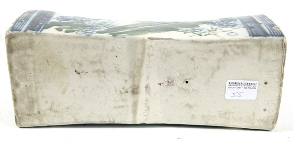 CHINESE EXPORT PORCELAIN OPIUM PILLOW - 6