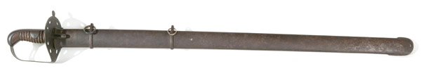 EARLY GERMAN SWORD & SCABBARD