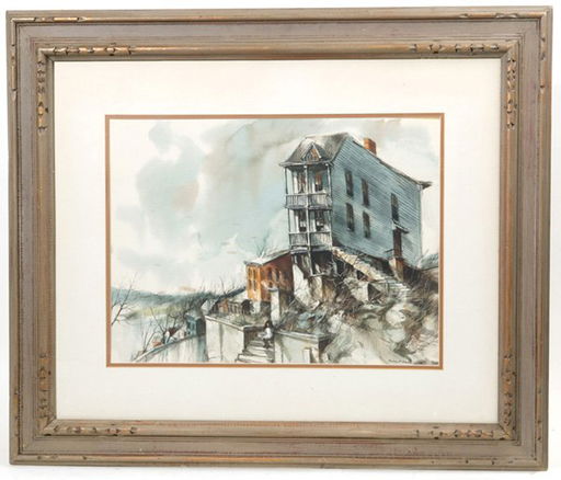 1178 Robert Fabe Cincinnati Ohio Watercolor Dec 06 2008 Forsythes Auctions Llc In Oh