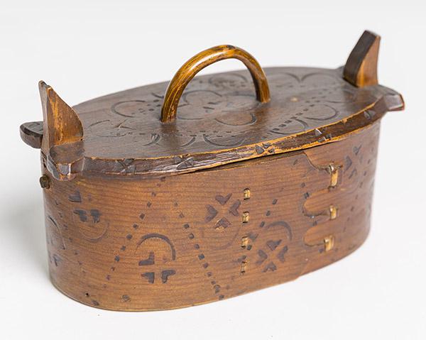 Early Miniature Bentwood Box (1 of 6)