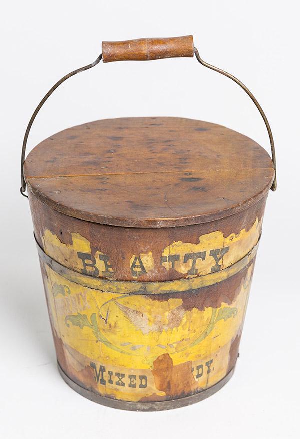 Early Wooden Candy Bucket (1 of 7)