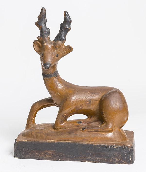 Early Chalkware Deer (1 of 6)