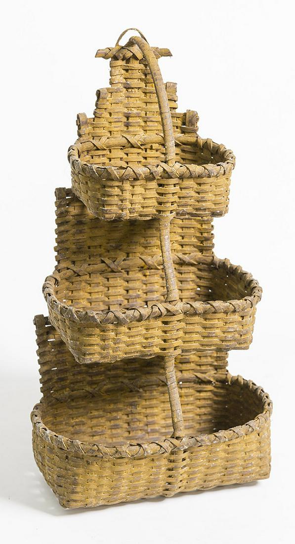 Paint Decorated Hanging Basket (1 of 7)