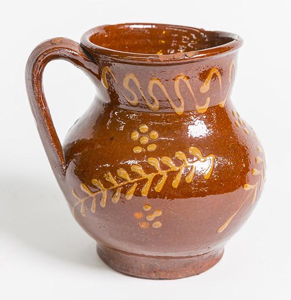 Early Decorated Redware Pitcher (1 of 6)