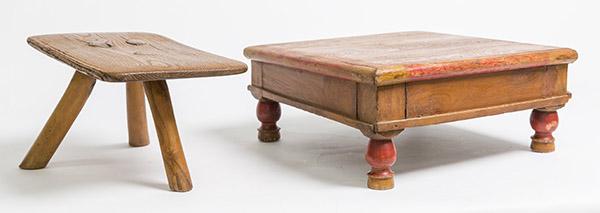 Two Early Wood Stools (1 of 10)