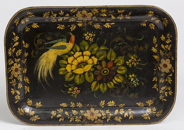 Tole Decorated Tray (1 of 6)