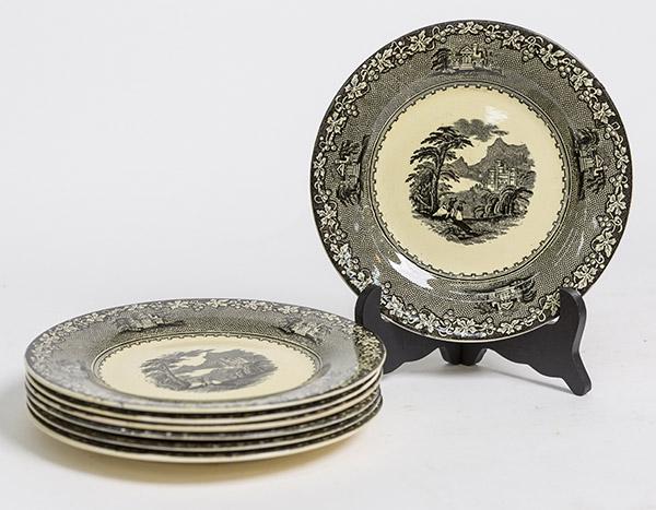 Jenny Lind Staffordshire Plates (1 of 7)