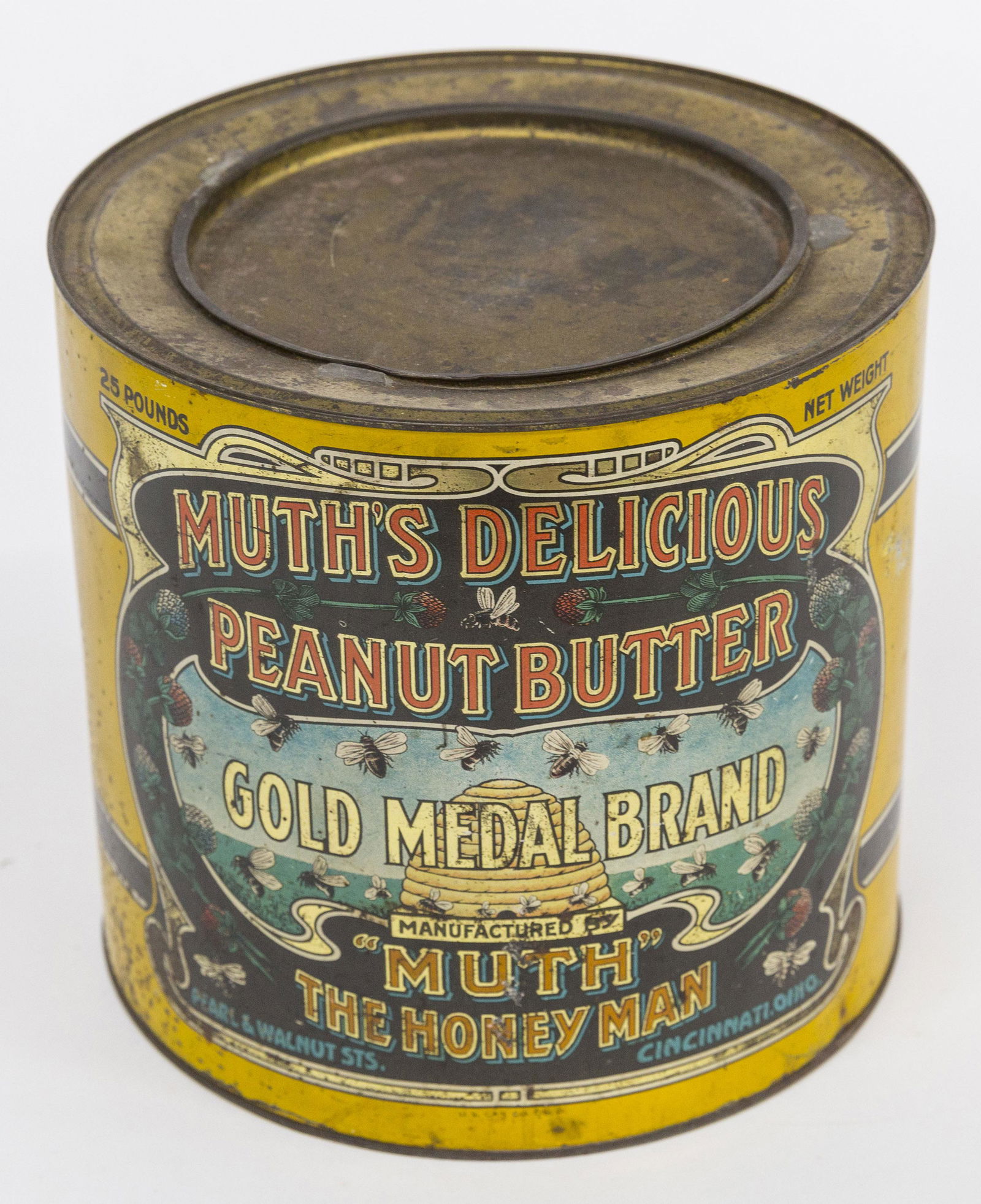 Muth's Gold Medal Brand Peanut Butter Tin (1 of 6)