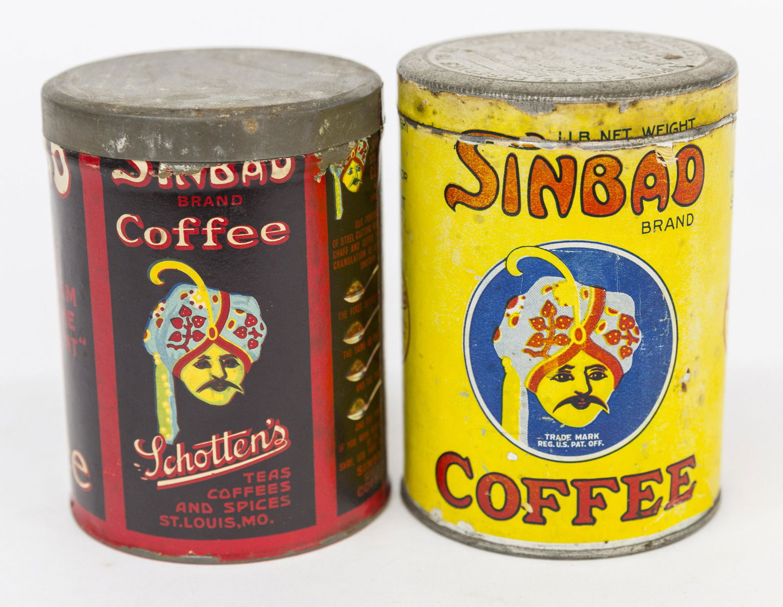 Two Sinbad Coffee Tin Cans (1 of 6)