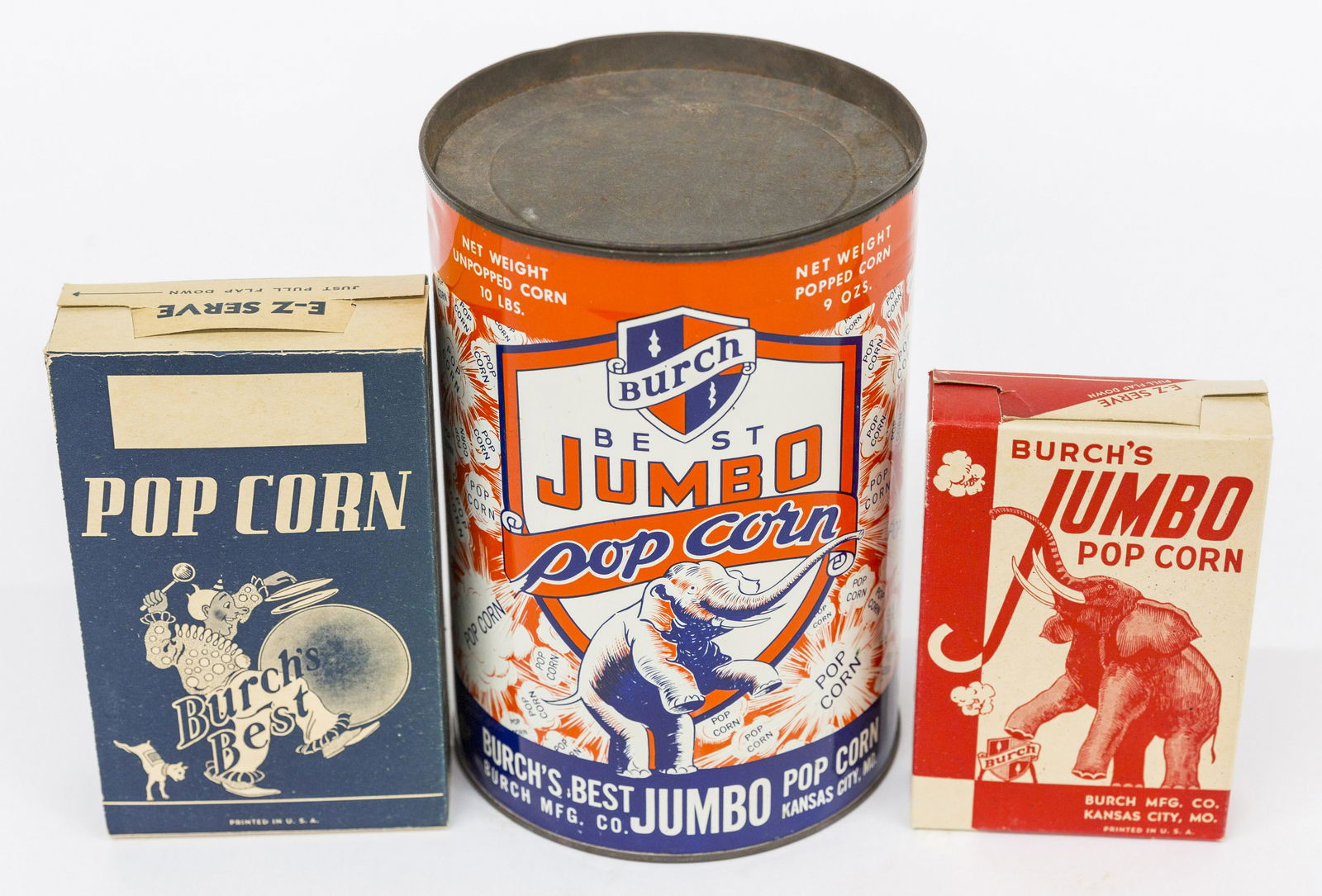 Three Jumbo Pop Corn Containers (1 of 5)