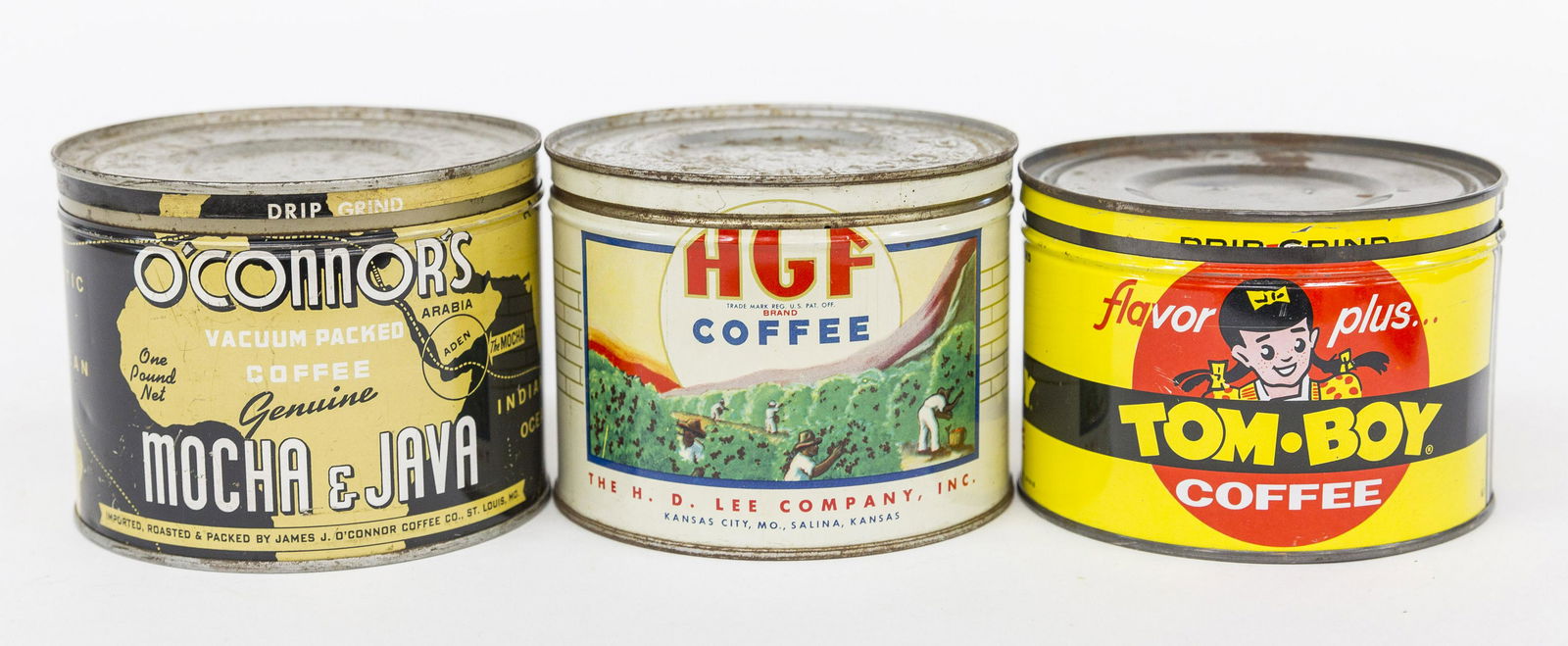 Three Coffee Tin Cans (1 of 5)