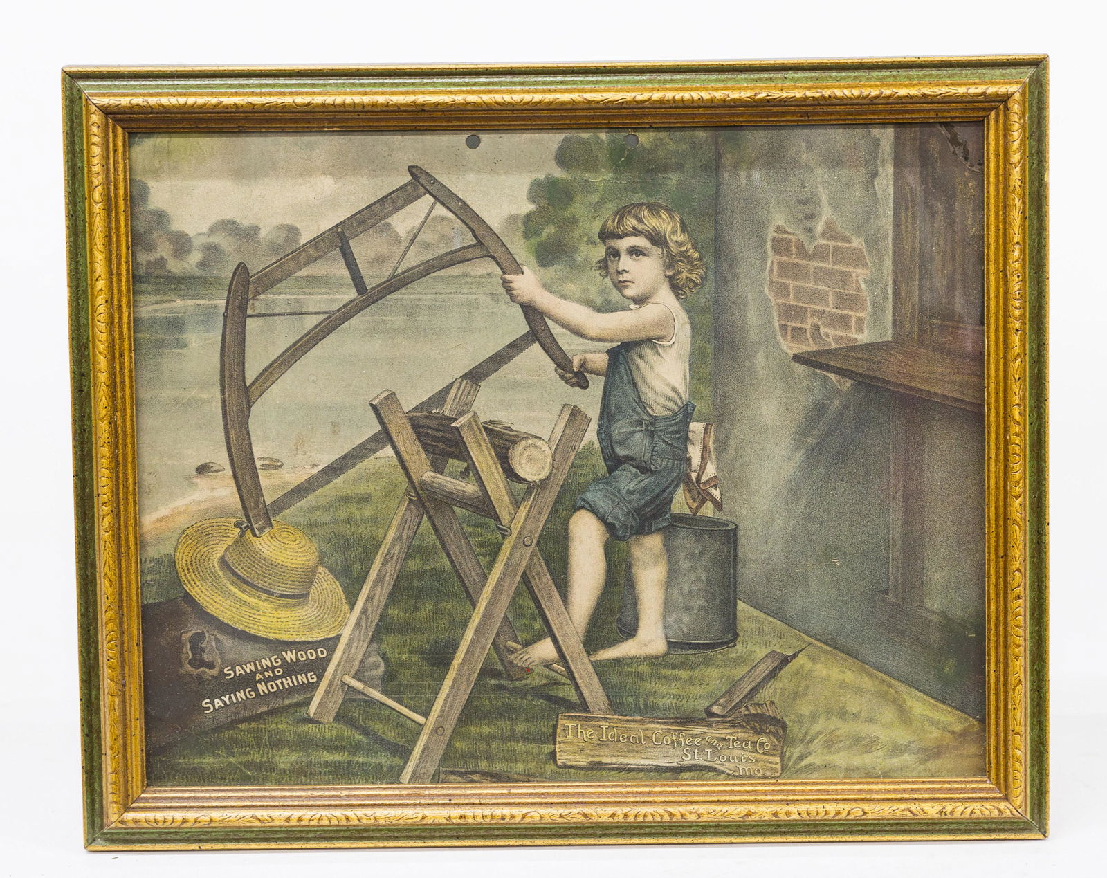 Ideal Coffee & Tea Co. Chromolithograph (1 of 5)