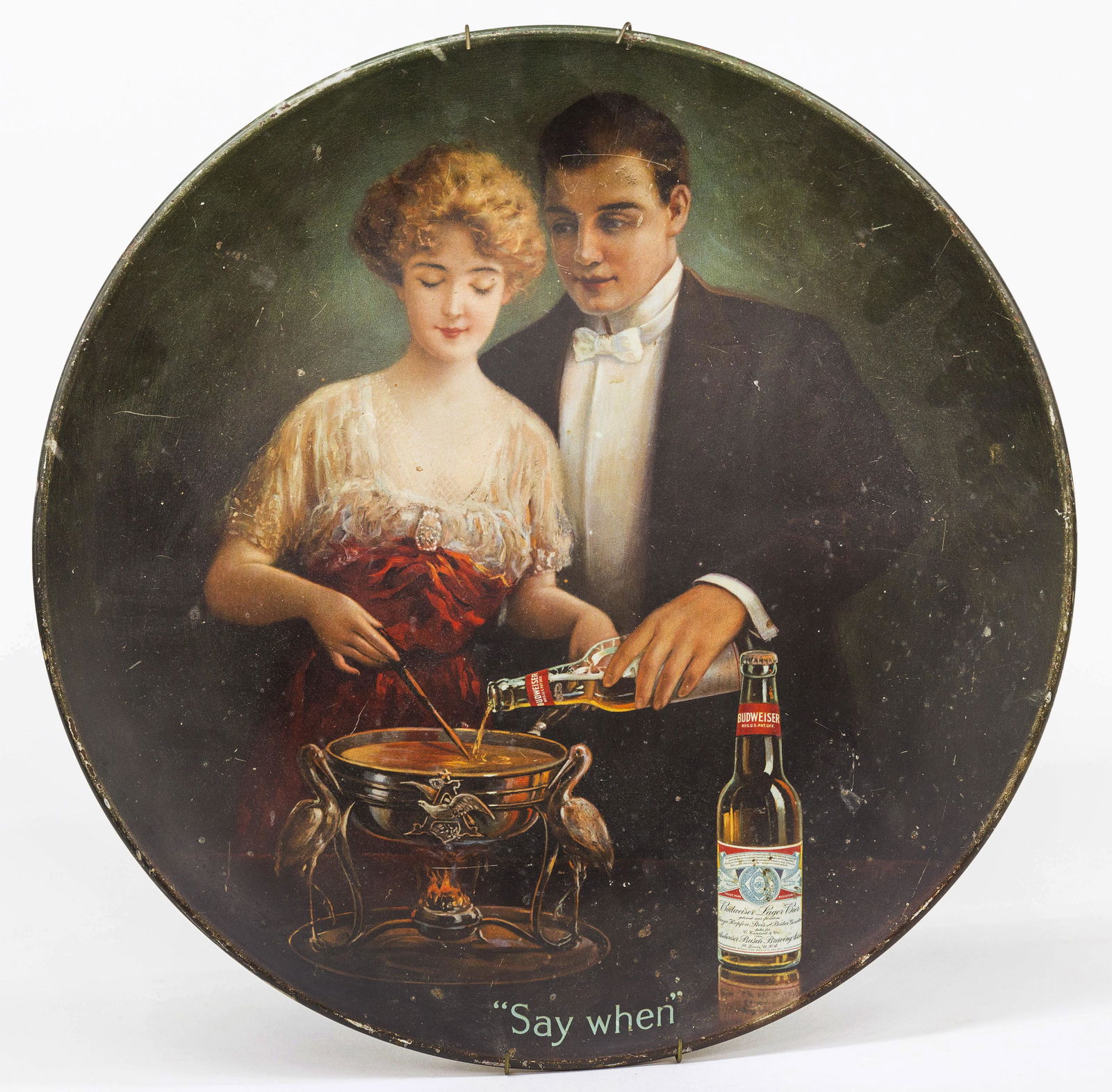 Budweiser Beer Advertising Plaque (1 of 6)