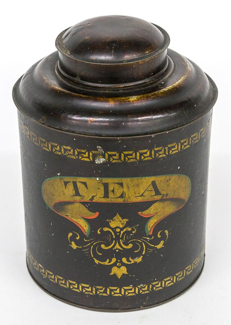 Japanned Tea Canister (1 of 7)
